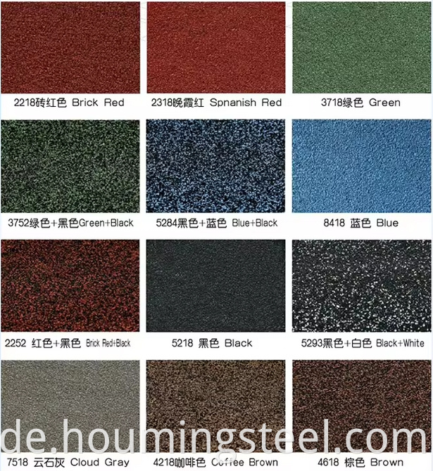 color of roofing